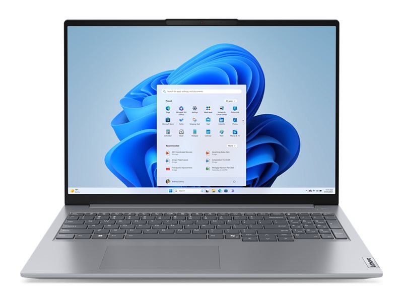 Lenovo ThinkBook 16 G7 – Business and Everyday 16 Inch Laptop, Intel Core Ultra 5 125U, 8GB RAM, 256GB SSD, Windows 11 – Refurbished Excellent Condition