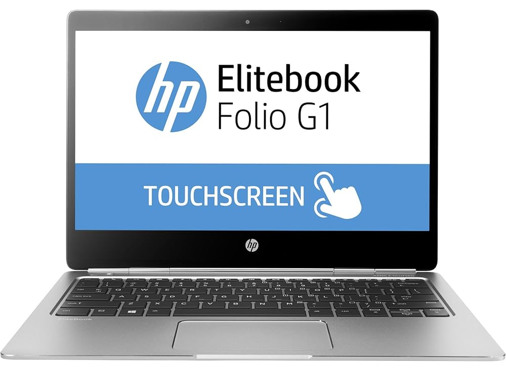 HP EliteBook Folio G1 – 12.5” 4K Touchscreen Laptop, Intel Core M7-6Y75, 8GB RAM, 256GB SSD, Windows 10 – Refurbished Excellent Condition Laptop HP