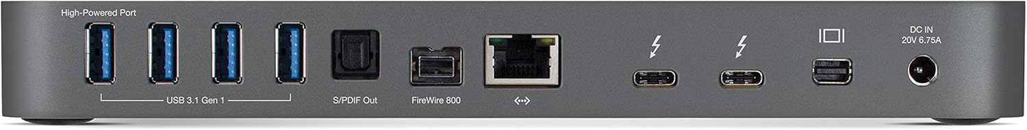 OWC 13-Port Thunderbolt 3 Dock – Ultimate Connectivity Hub for Professionals | Refurbished Excellent Condition Peripheral OWC