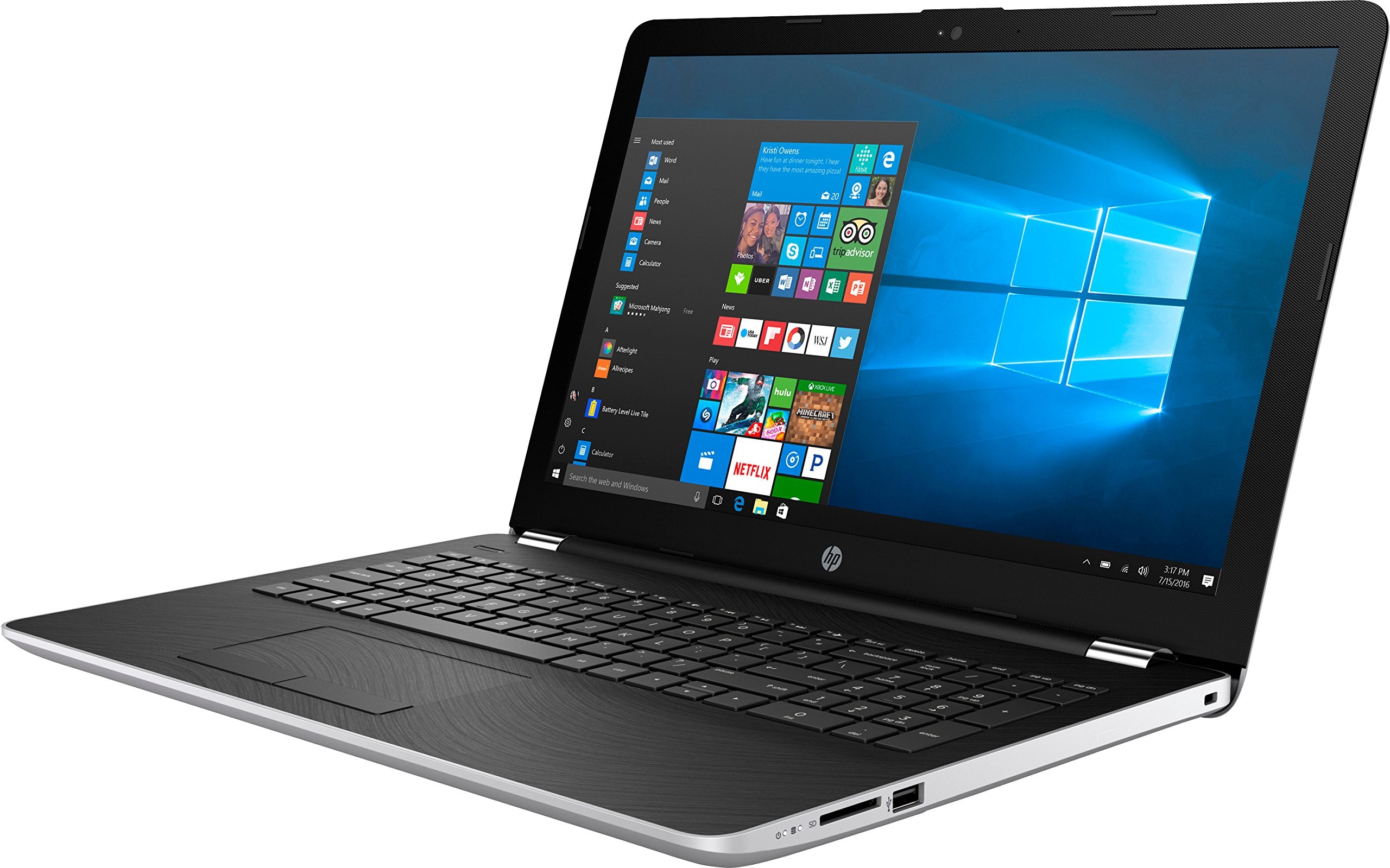 HP 15‑bw501ax – Business and Everyday 15.6 Inch Laptop, AMD A9‑9420, 8GB RAM, 256GB SSD, Windows 11 – Refurbished Good Condition