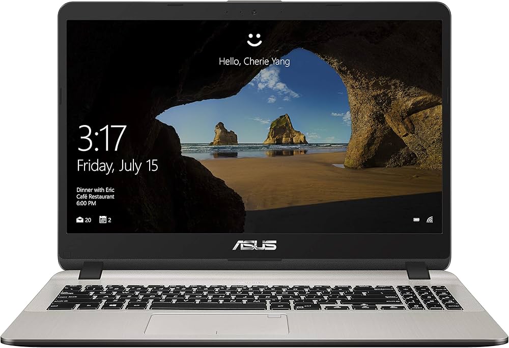 ASUS X507UB – Business and Everyday 15.6 Inch Laptop, Intel Core i5‑7200U, 8GB RAM, 256GB SSD, Windows 11 – Refurbished Excellent Condition