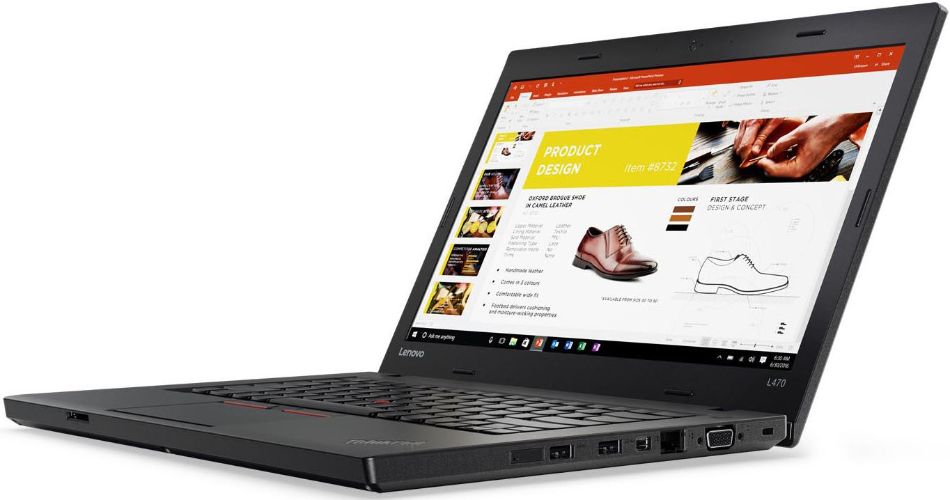 Lenovo ThinkPad L470 – Reliable and Durable Laptop, Intel i5-7200U, 8GB RAM, 256GB SSD, Windows 10 – Refurbished Good Condition Laptop Lenovo