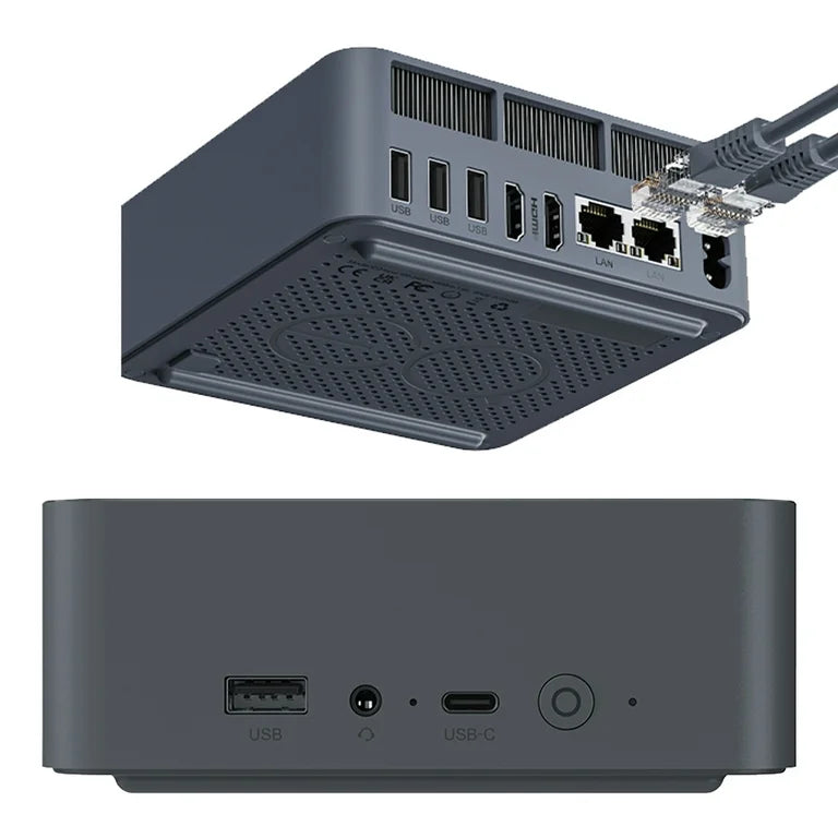 Beelink EQi12-D4 Mini PC – Intel Core i5-12450H, 32GB DDR4 RAM, 1TB PCIe SSD, Windows 11 Pro – Assembled Desktop with 3-Year Warranty – Brand New Desktop Brand New BeeLink