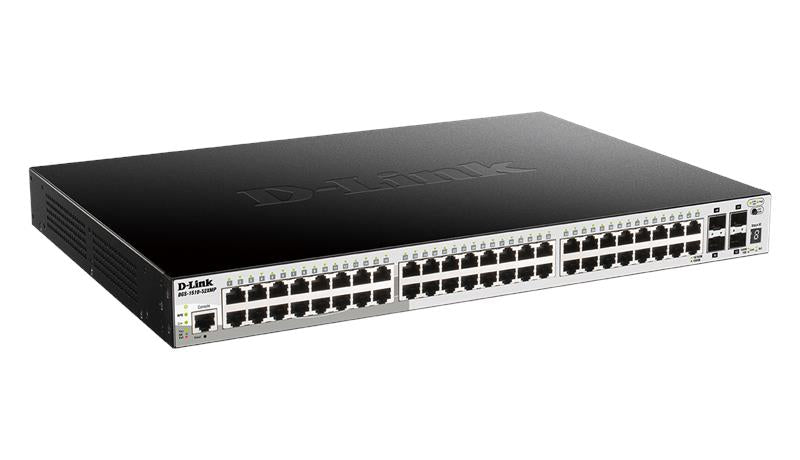 D-Link DGS-1510-52 Managed Gigabit Switch, 52-Port, Layer 3 – Refurbished Excellent Condition