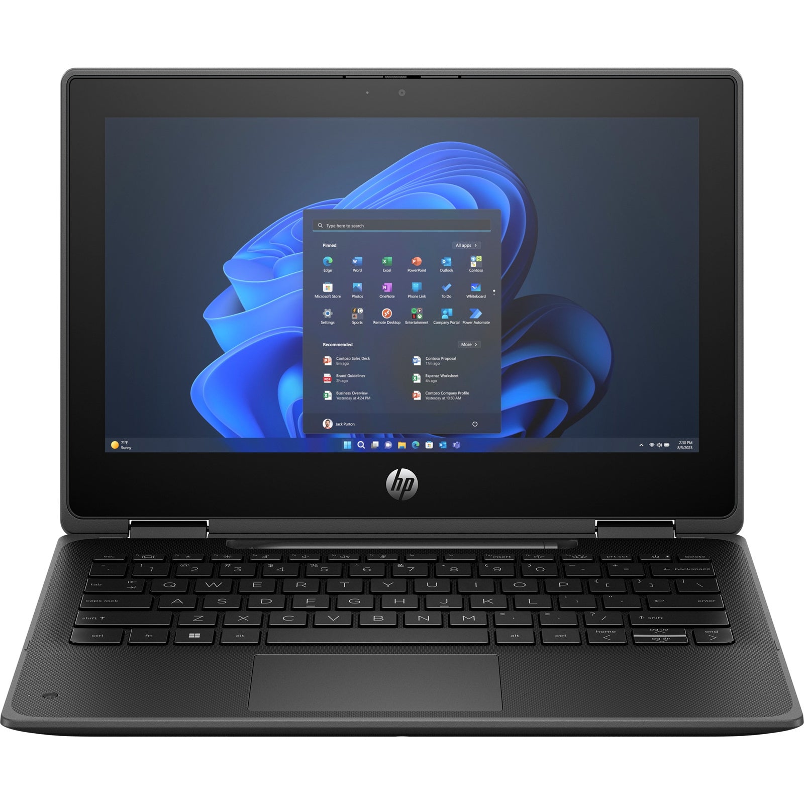 HP X360 11-ab100TU – 11.6” Student, Everyday and Portable Laptop – Intel Celeron N4000, 8GB RAM, 128GB SSD, Windows 11 – Refurbished Excellent Condition Laptop HP