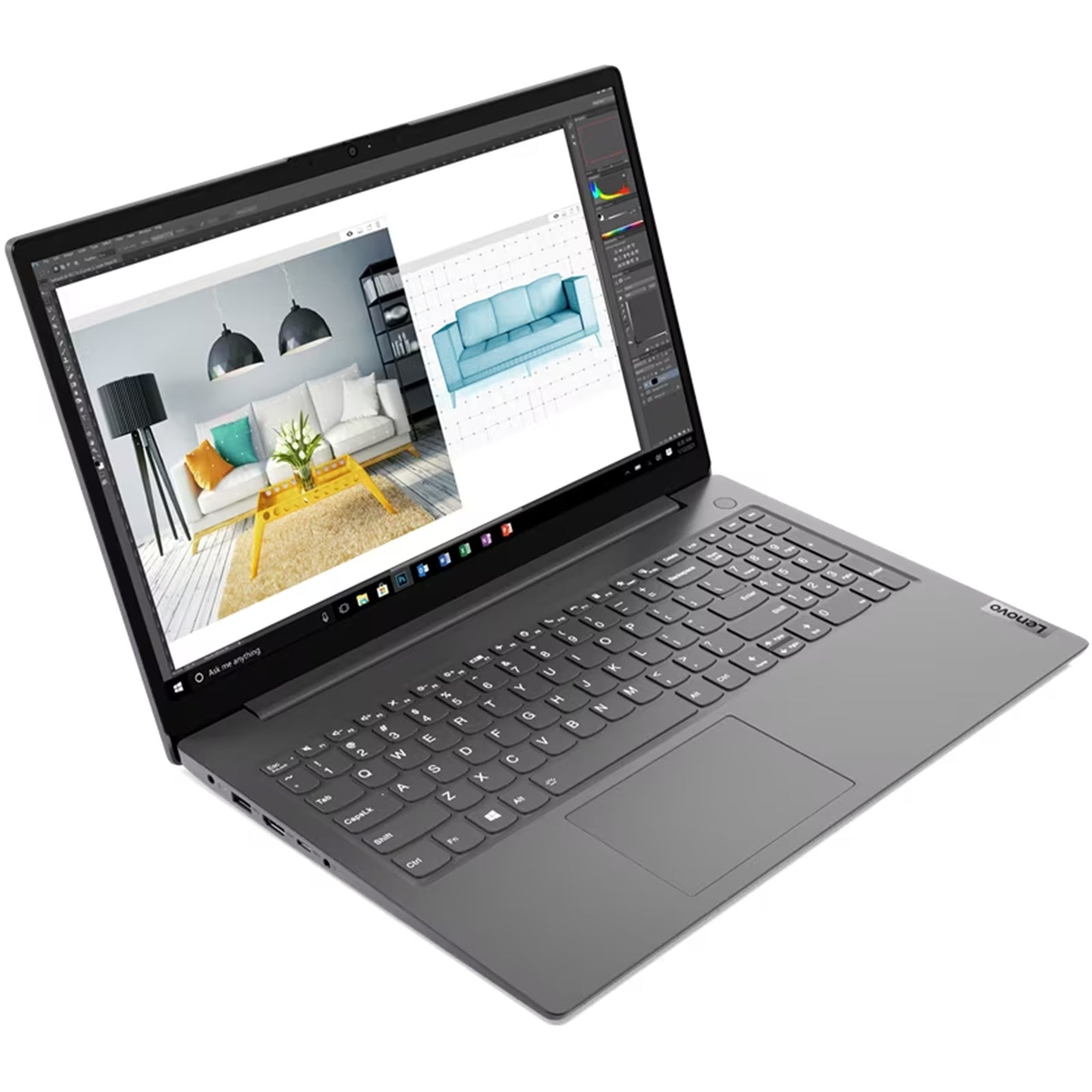 Lenovo V15 G2 – Business and Everyday 15.6 Inch Laptop, Intel Core i7‑1165G7, 16GB RAM, 512GB NVMe SSD, Windows 11 – Refurbished Excellent Condition