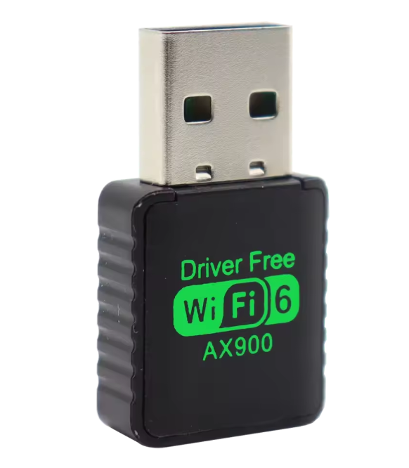 WiFi 6 AX900 USB Adapter – Dual Band 2.4G & 5GHz Wireless Antenna for PC/Laptop, Windows 10/11 – Brand New Peripheral Regen Computers