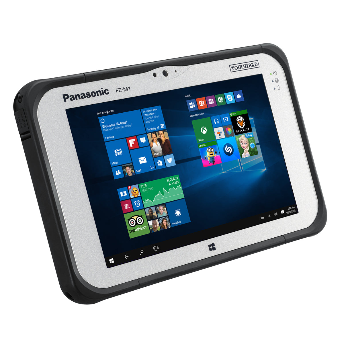 Panasonic ToughPad FZ-M1 Rugged Tablet · M5-6Y57 · 4GB/128GB