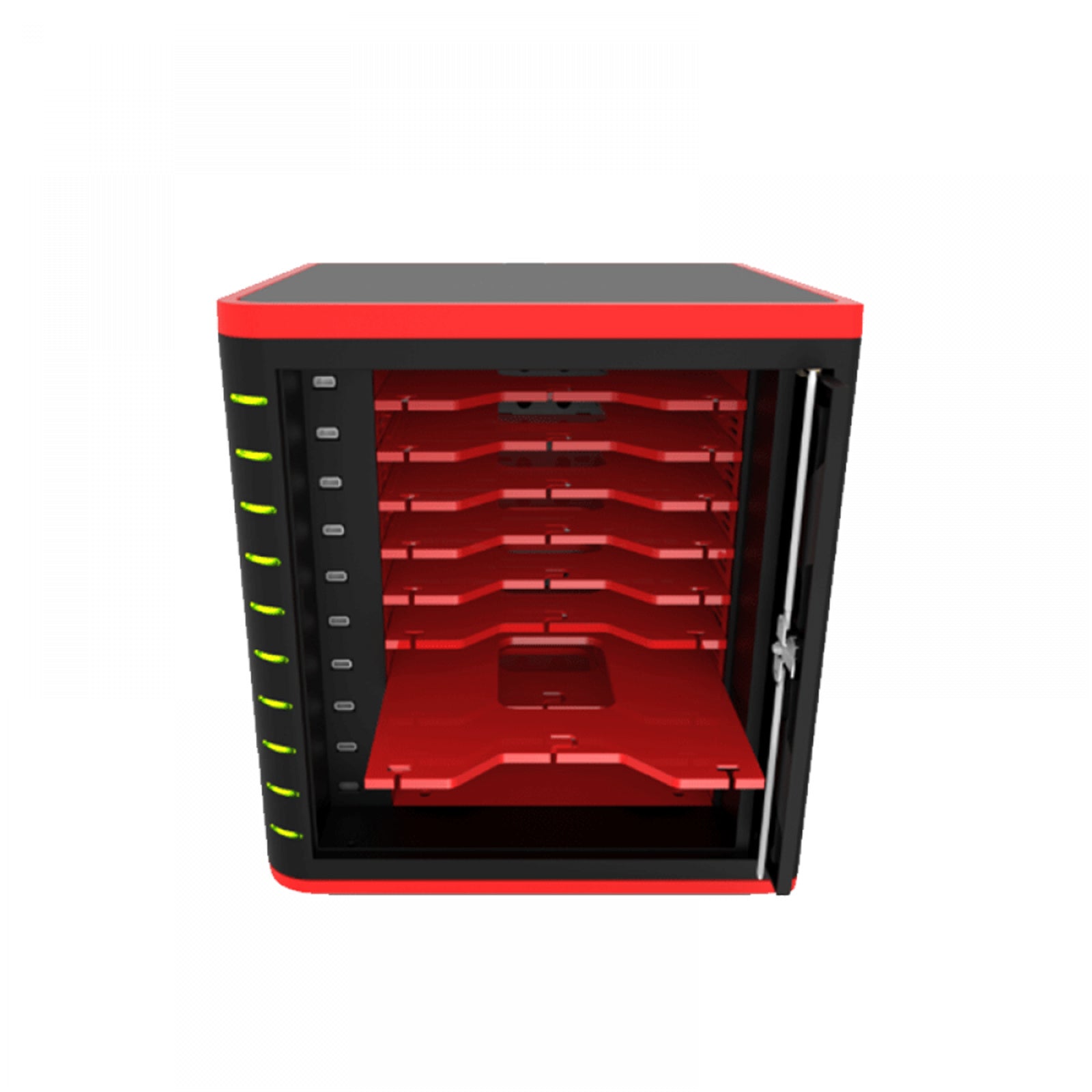 Chenbro DT310PS Desktop Tablet Charging Cabinet – 10-Bay Tablet Storage Solution – Refurbished Good Condition Peripheral Chenbro