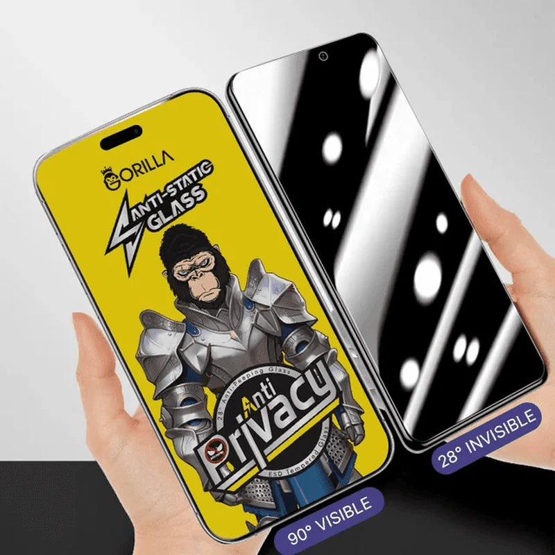 Atom Gorilla Anti-Static Privacy Glass Screen Protector for iPhone XS Max/11 Pro Max Screen Protector Atom