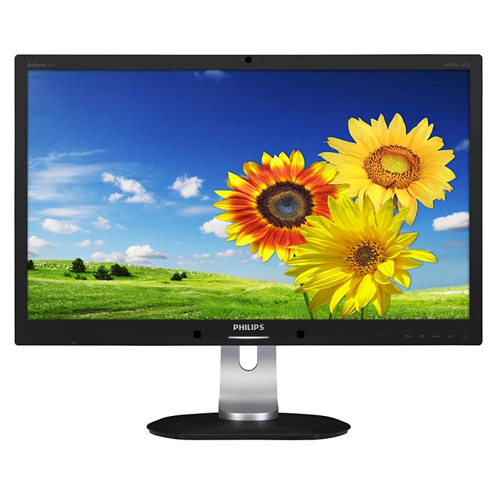Philips 241P4Q – Business and Everyday 24 Inch IPS Monitor, 1920 × 1200 WUXGA, DisplayPort, DVI, VGA – Refurbished Good Condition
