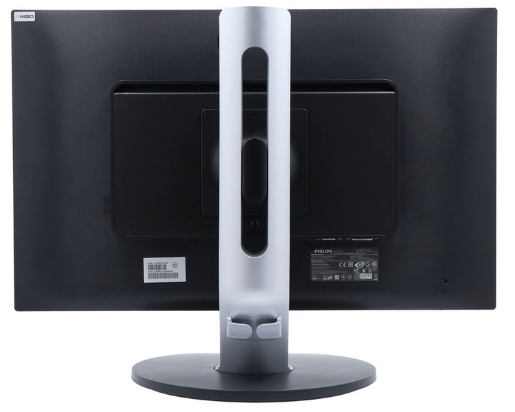 Philips 241P4Q – Business and Everyday 24 Inch IPS Monitor, 1920 × 1200 WUXGA, DisplayPort, DVI, VGA – Refurbished Good Condition