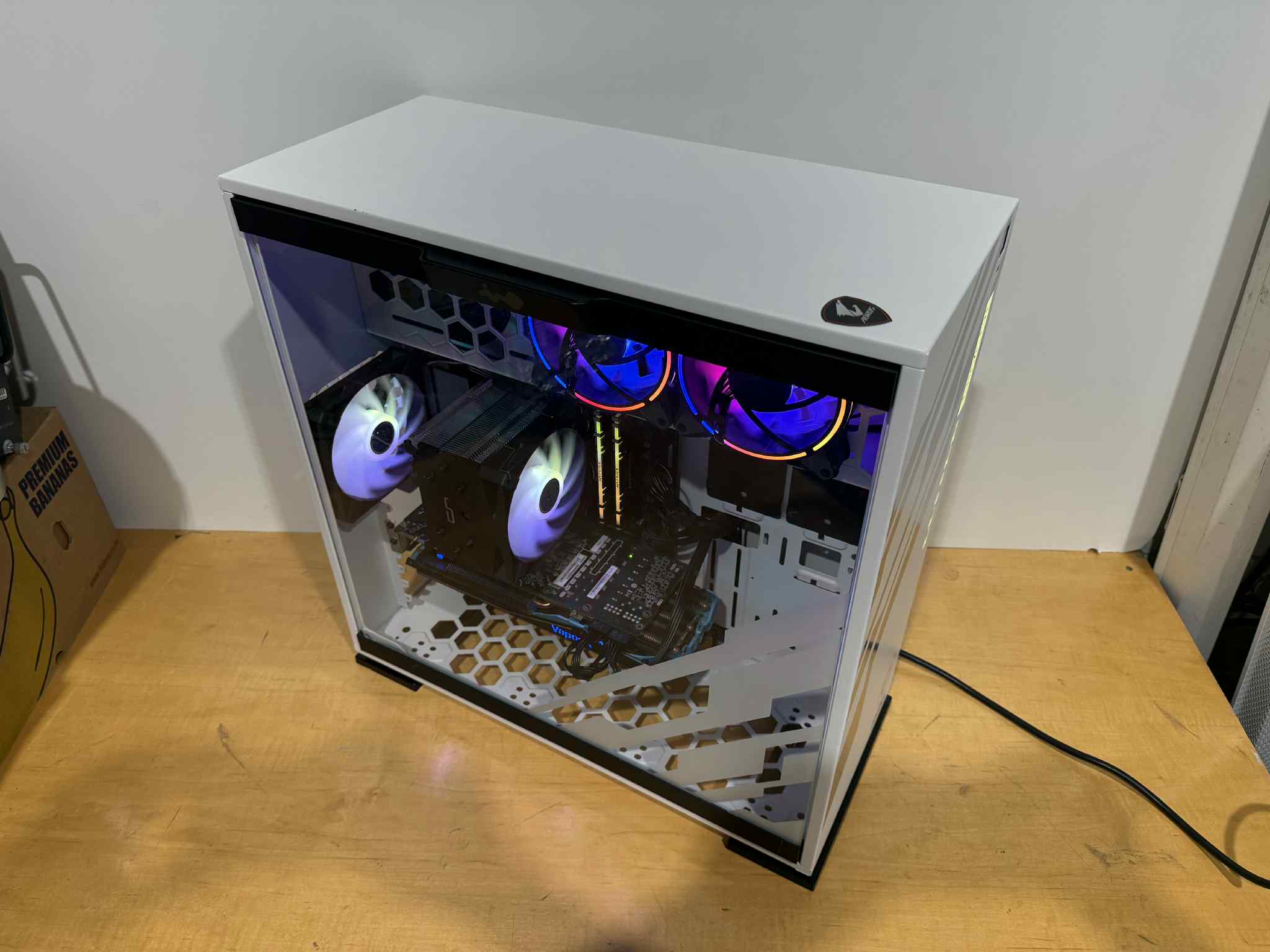 Custom Built Gaming PC – Intel Core i9-10900, 16GB RAM, 256GB SSD + 2TB HDD, Radeon RX 9060 XT, Windows 11 – Refurbished Excellent Condition Refurbished Gaming PC Regen Computers