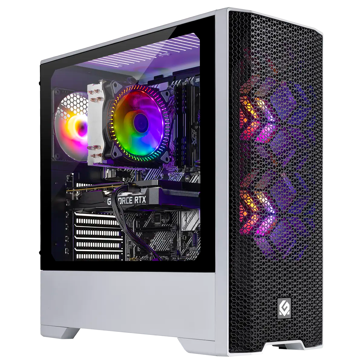 Forseti's Balance Gaming PC – NVIDIA RTX 3050, AMD Ryzen 5 5500, 16GB DDR4, 1TB NVMe SSD, Windows 11 – Custom Built Brand New Gaming PC Regen Computers