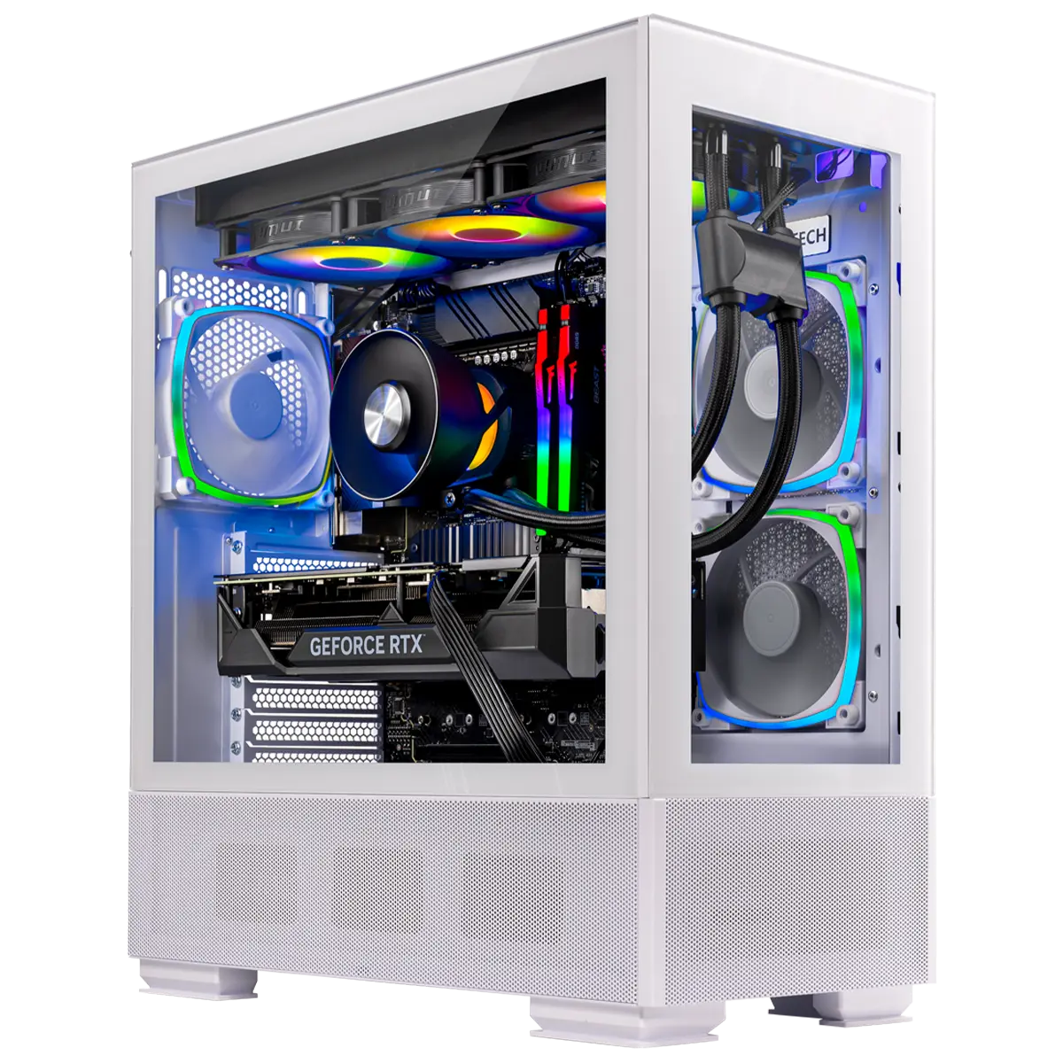 Freya’s Serenity Gaming PC – AMD RX 9070 XT, Ryzen 9 9800X3D, 64GB DDR5, 4TB NVMe SSD, Windows 11 – Custom Built Brand New Gaming PC Regen Computers