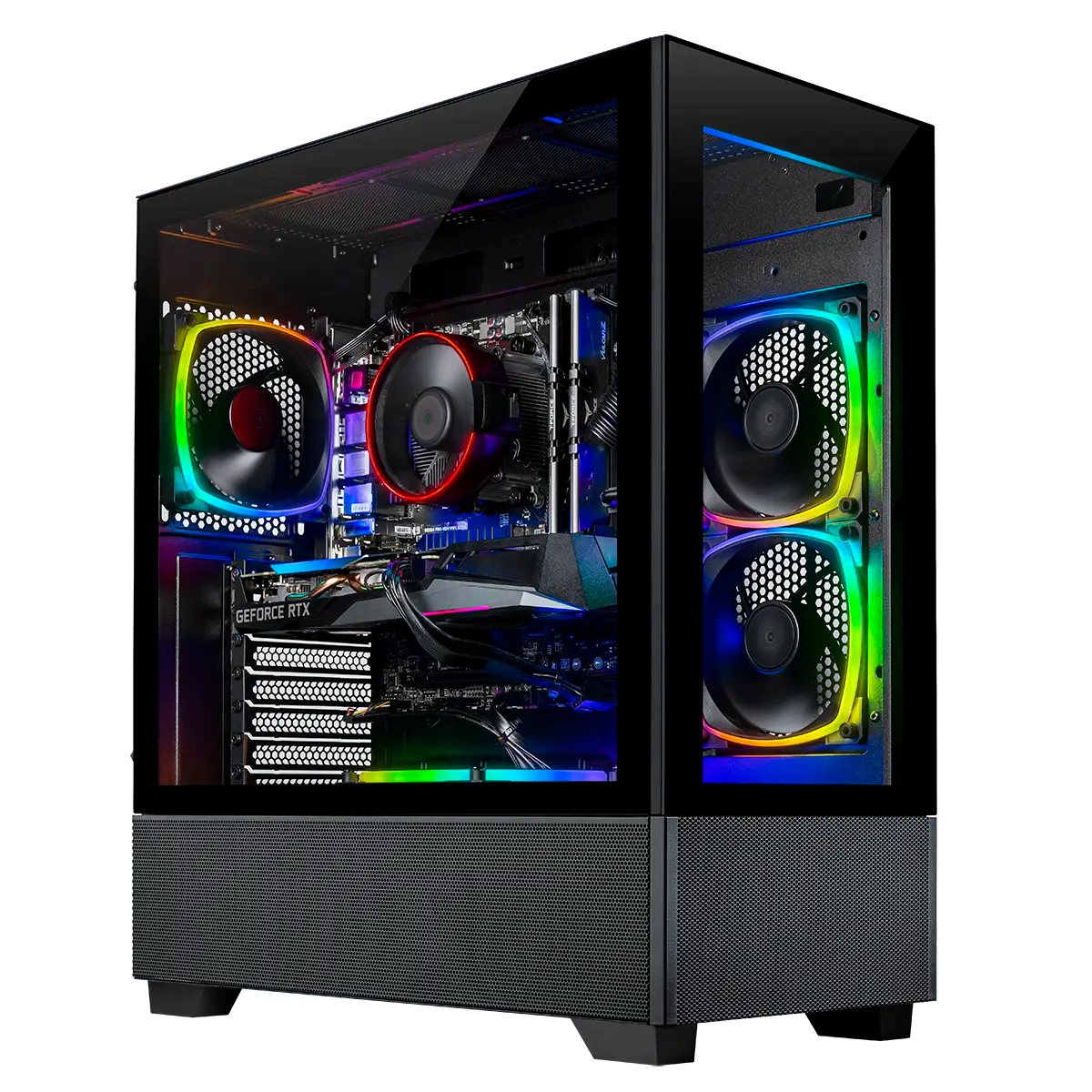 Hel’s Shadow Gaming PC – NVIDIA RTX 4060 Ti, AMD Ryzen 5 7600, 32GB DDR5, 2TB NVMe SSD, Windows 11 – Custom Built Brand New Gaming PC Regen Computers