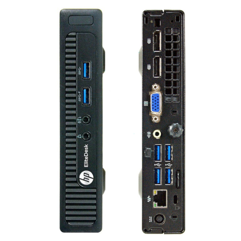 HP EliteDesk 800 G1 MFF – Ultra-Compact Business Desktop, Intel i7-4785T, 8GB RAM, 256GB SSD, Windows 10 – Refurbished Excellent Condition Desktop HP