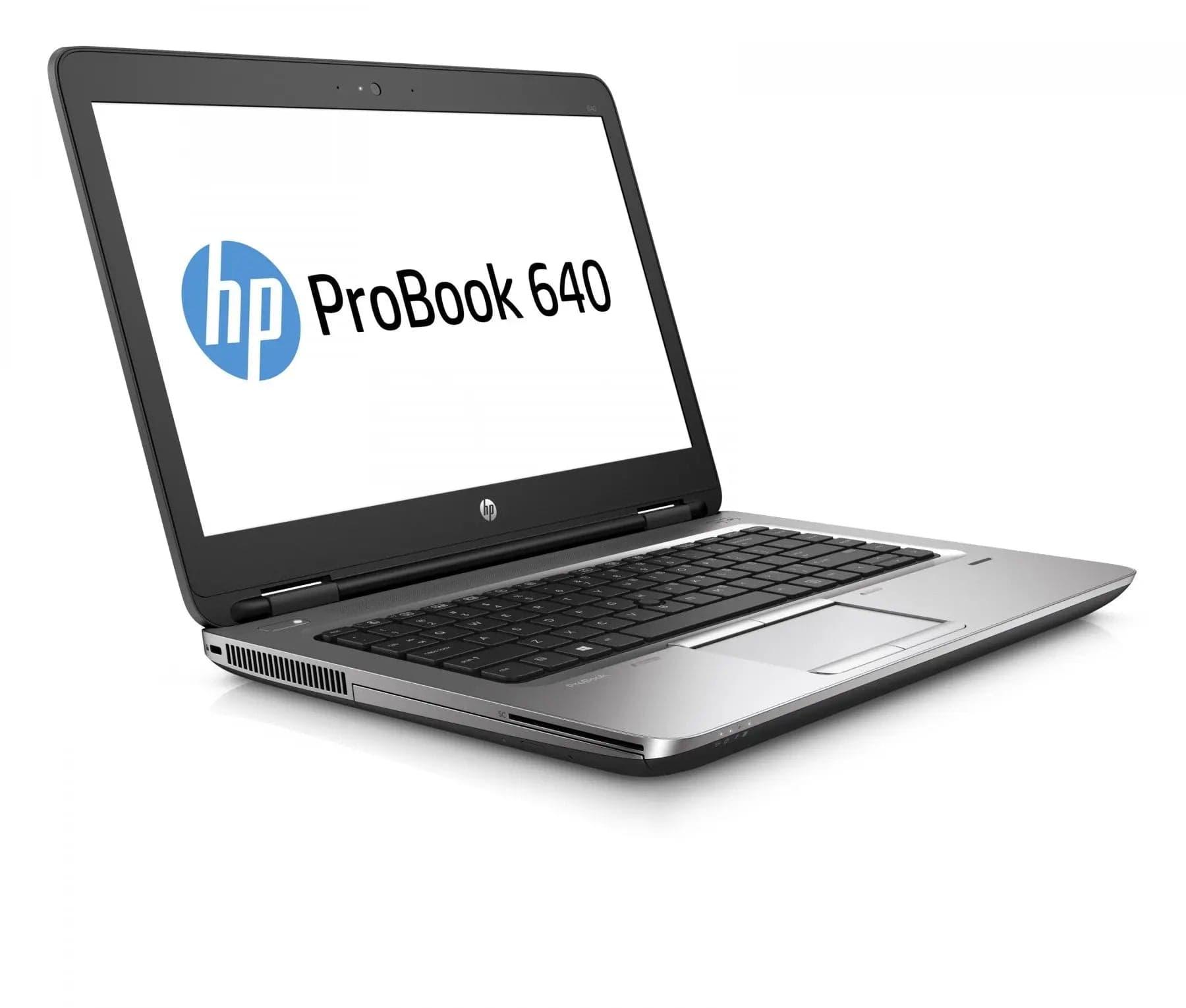 HP ProBook 640 G1 – 14” Business Laptop, Intel i5-4200M, 8GB RAM, 256GB SSD, Windows 10 – Refurbished Good Condition Laptop HP
