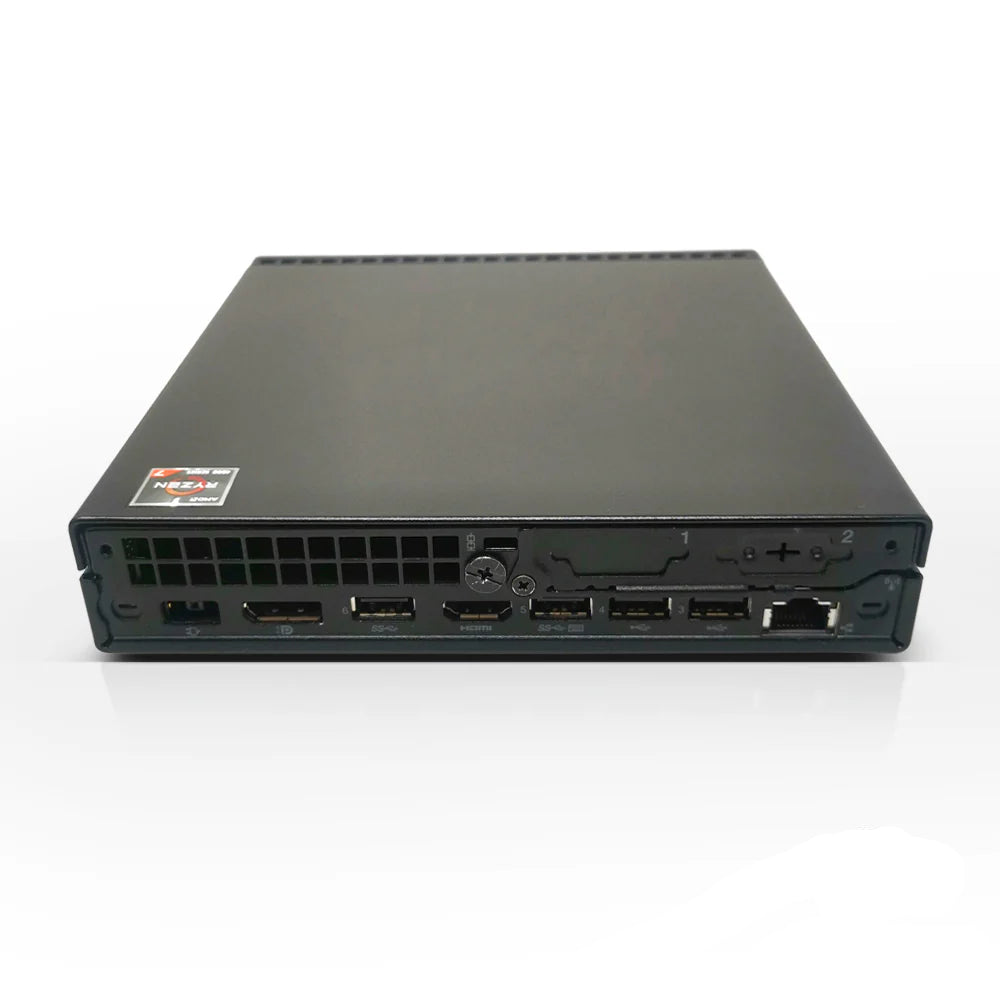 Lenovo ThinkCentre M75q Gen 2 – Business Mini Desktop PC, AMD Ryzen 7 PRO 5750GE, 16GB RAM, 256GB SSD, Windows 11 – Refurbished Excellent Condition