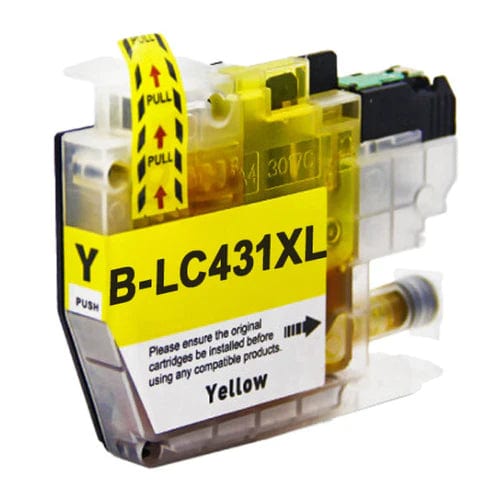 LC431XLY Compatible High-Yield Yellow Ink Cartridge – Brother Printers Ink Brother