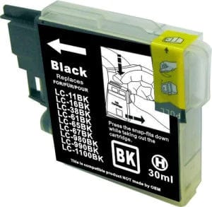 LC67BK / LC38BK Compatible Black Ink Cartridge – Brother Printers Ink Brother