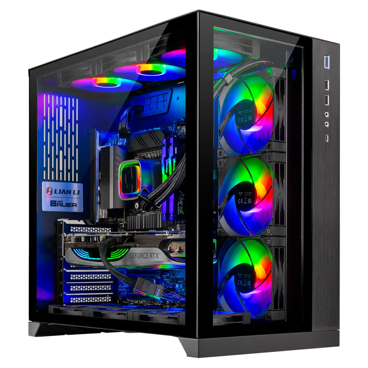 Loki's Trickster Gaming PC - RTX4080 + Ryzen 7 7800X3D + 32GB DDR5 + 2TB NVMe, Windows 11 - Brand New Gaming PC Regen Computers