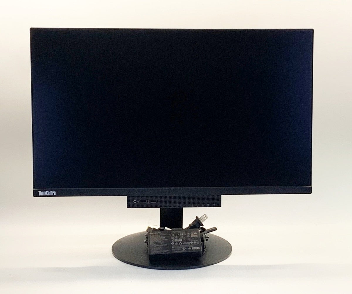 Lenovo ThinkCentre TIO24D – 23.8″ Full HD IPS Monitor, DisplayPort/USB Hub, Refurbished Acceptable Condition Monitor Lenovo