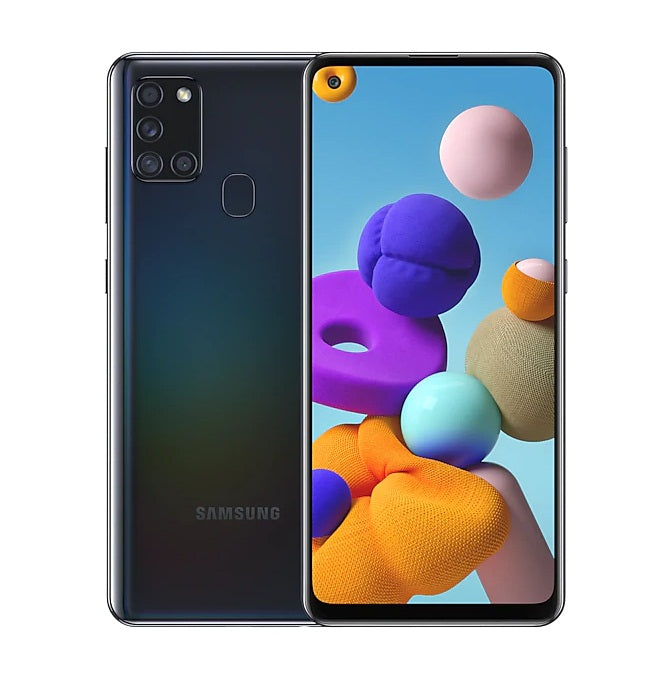 Samsung Galaxy A21s (SM-A217F/DS) – 6.5” Infinity-O Display Smartphone, 4GB RAM, 64GB Storage, Android – Refurbished Good Condition Mobile Phones Samsung
