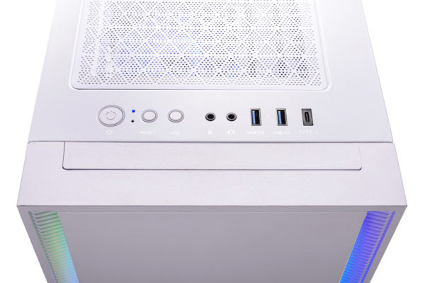 Sif’s Radiance Gaming PC – NVIDIA RTX 5060, AMD Ryzen 7 5700X3D, 32GB DDR4, 1TB NVMe SSD, Windows 11 – Custom Built Brand New Gaming PC Regen Computers