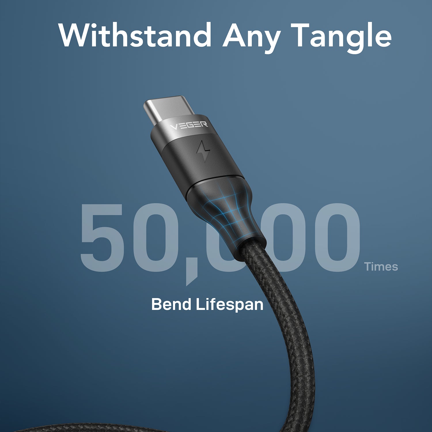 Type-C to Type-C Fast Charging Cable – 60W, 1.2M, High-Speed Power & Data Transfer Phone Charger Regen Computers