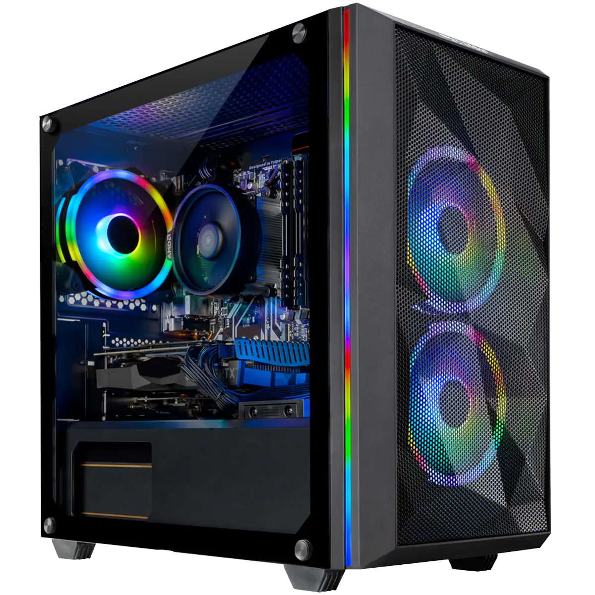 Ullr’s Precision Gaming PC – NVIDIA RTX 4060, AMD Ryzen 5 5600, 32GB DDR4, 1TB NVMe SSD, Windows 11 – Custom Built Brand New Gaming PC Regen Computers