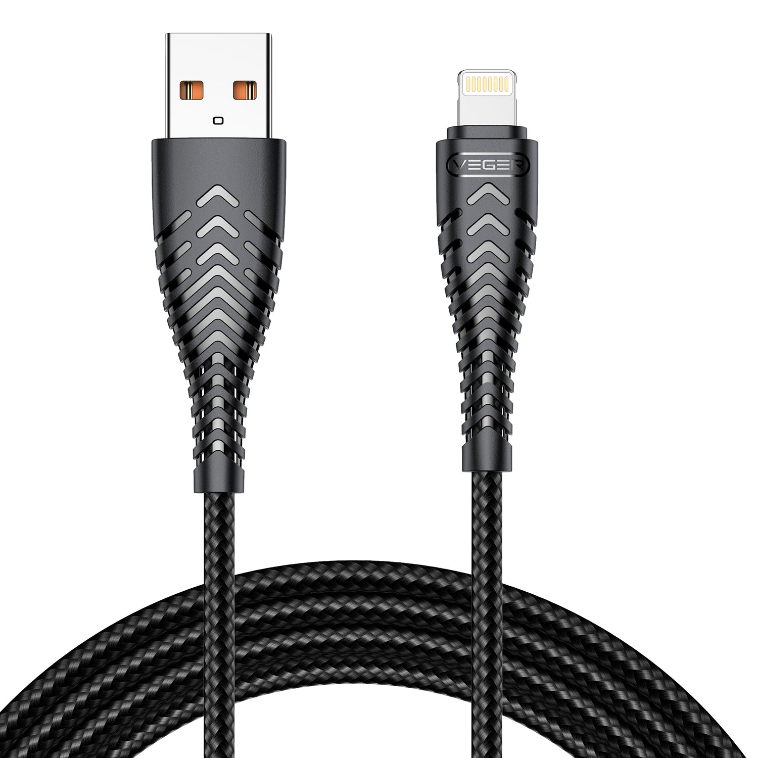 USB-A to Lightning Cable – Fast, Durable, and Tangle-Free Phone Charger Regen Computers