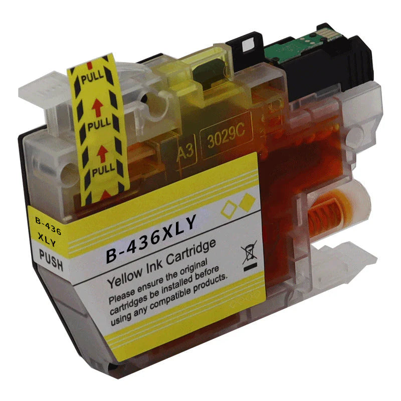 LC436XLY Compatible High-Yield Yellow Ink Cartridge – Brother Printers Ink Brother