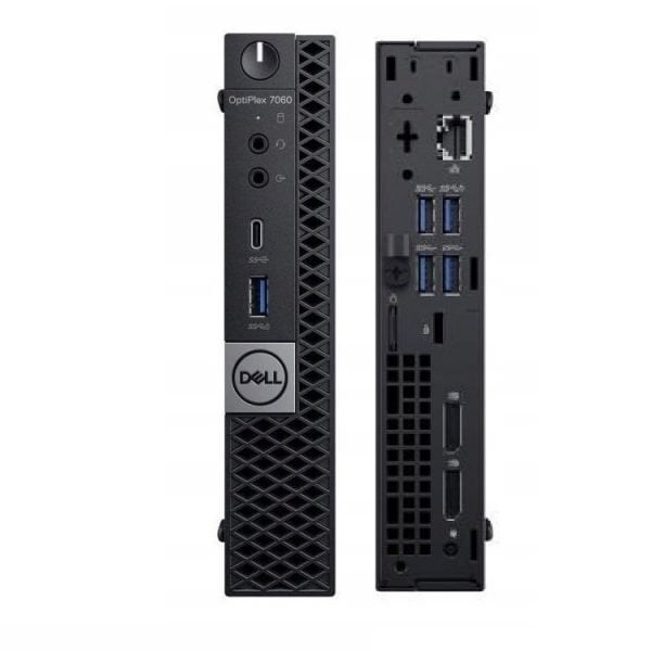 Dell OptiPlex 7060 Micro – Business and Everyday Compact Desktop PC, Intel Core i5‑8500T, 8GB RAM, 256GB NVMe SSD, Windows 11 – Refurbished Excellent Condition