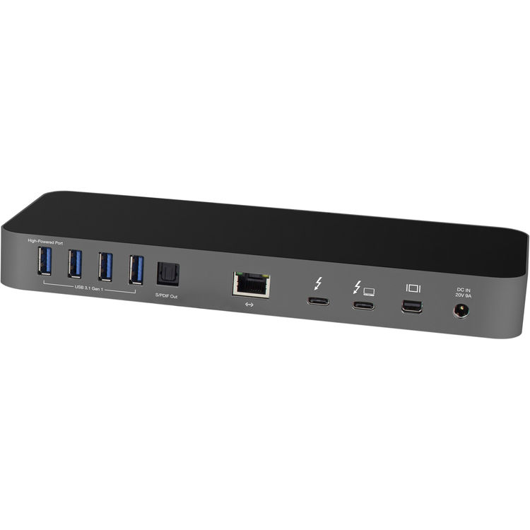 OWC 14-Port Thunderbolt 3 Dock – Ultimate Professional Docking Station with Dual 4K Display Support | Refurbished Excellent Condition Peripheral OWC