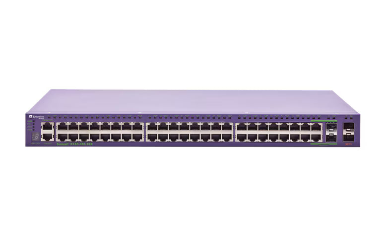 Extreme Networks X440-G2-48P-10GE4 – 48-Port Gigabit PoE+ Managed Switch – Refurbished Excellent Condition Peripherals Extreme Networks