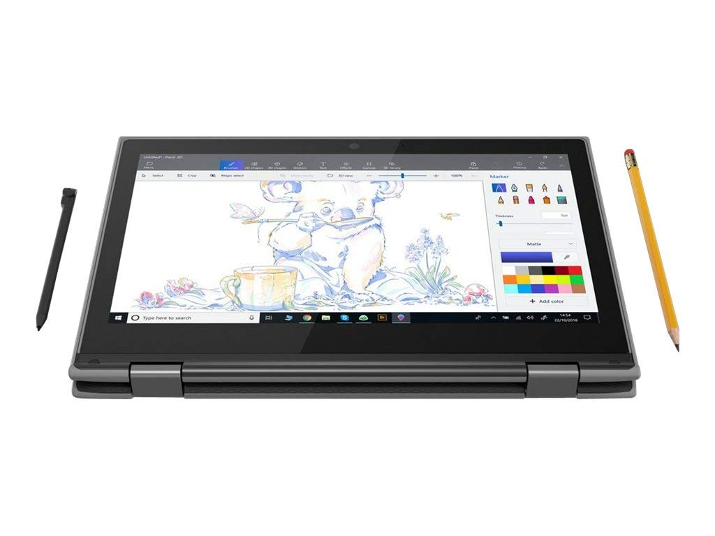 Lenovo 300e G2 – Student Laptop, Intel Celeron N4100, 4GB RAM, 128GB SSD, Windows 11 – Refurbished Excellent Condition