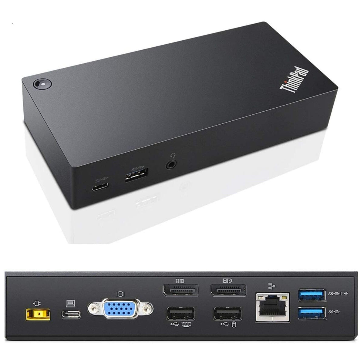 Lenovo Universal USB-C Docking Station (DK1633) – Professional Dock with Dual Display Support | Refurbished Excellent Condition Peripheral Lenovo