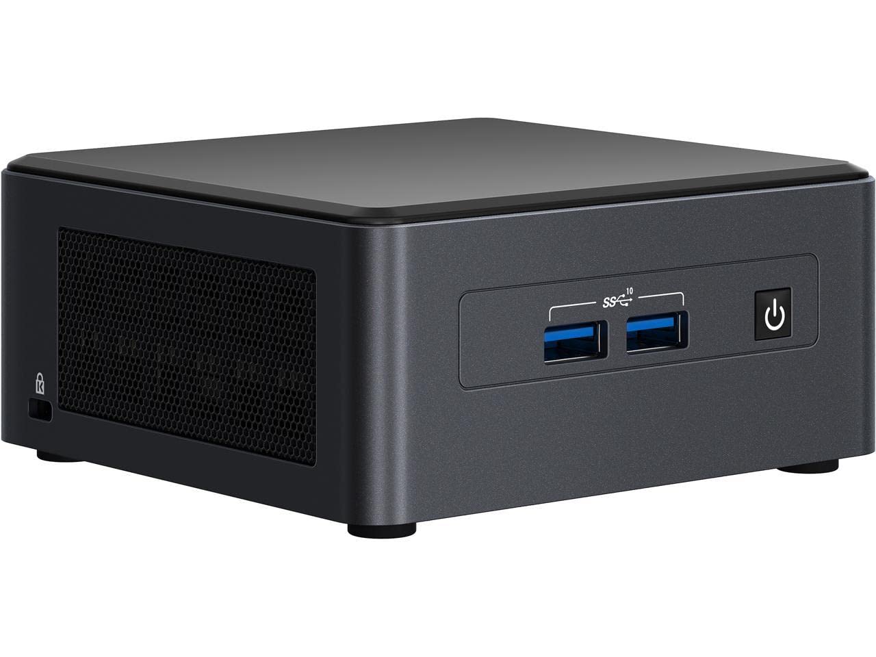 Intel NUC (NUC11TNH) – Business and Everyday Ultra‑Compact Mini PC, Intel Core i3‑1115G4, 8GB RAM, 128GB SSD, Windows 11 – Refurbished Excellent Condition
