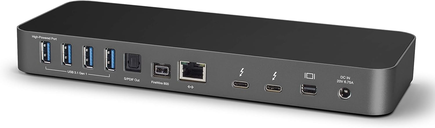 OWC 13-Port Thunderbolt 3 Dock – Ultimate Connectivity Hub for Professionals | Refurbished Excellent Condition Peripheral OWC