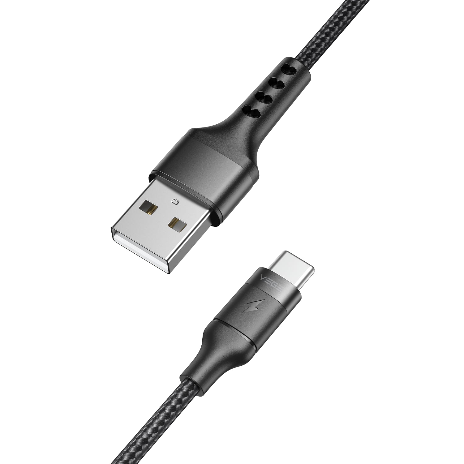 5A USB-A to Type-C Fast Charging Cable - 1.2M Phone Charger Regen Computers   