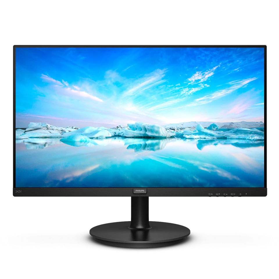 Philips 242V8 Full HD 1920×1080 IPS Monitor, 75Hz, HDMI, VGA – Refurbished Excellent Condition Monitor Philips