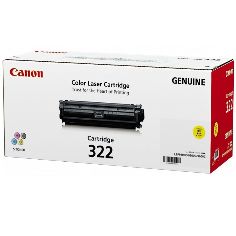 Canon 322 Genuine Yellow Toner – Reliable Printing in Hamilton, Waikato Toner Canon