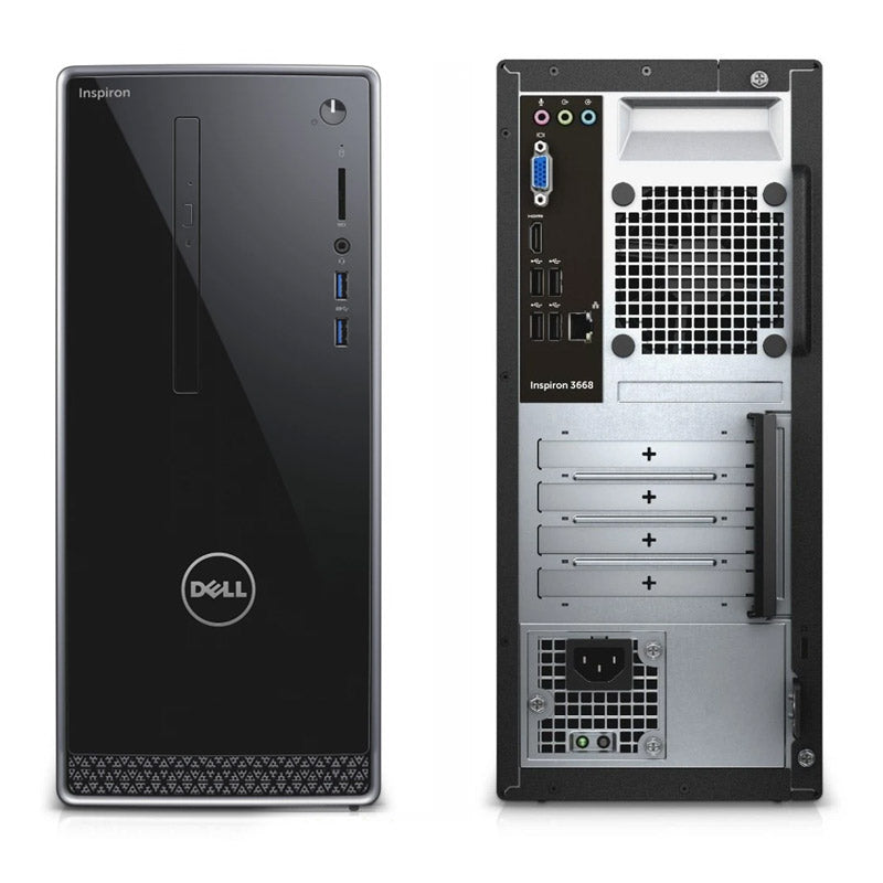 Dell Inspiron 3668 – Business and Everyday Desktop PC | Intel Core i5‑7400 | 8GB RAM | 256GB SSD | Windows 11 | Refurbished Good Condition Desktop Dell