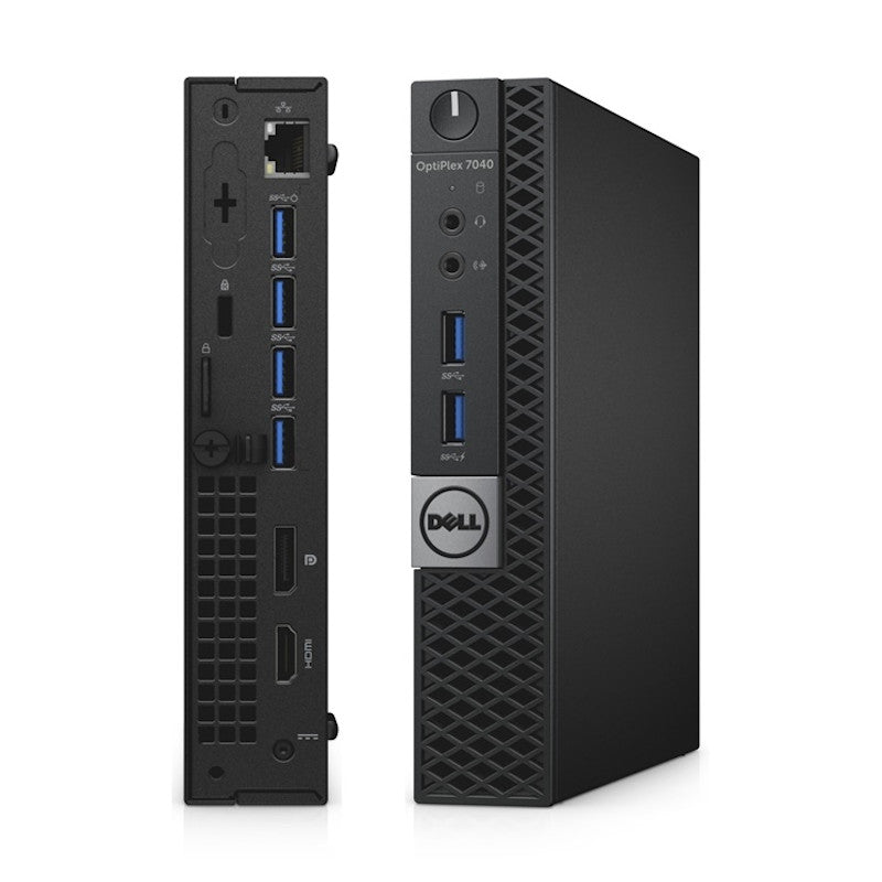 Dell OptiPlex 7040 MFF – Business Compact Desktop PC, Intel Core i5-6600T, 8GB RAM, 256GB NVMe SSD, Windows 11 – Refurbished Excellent Condition
