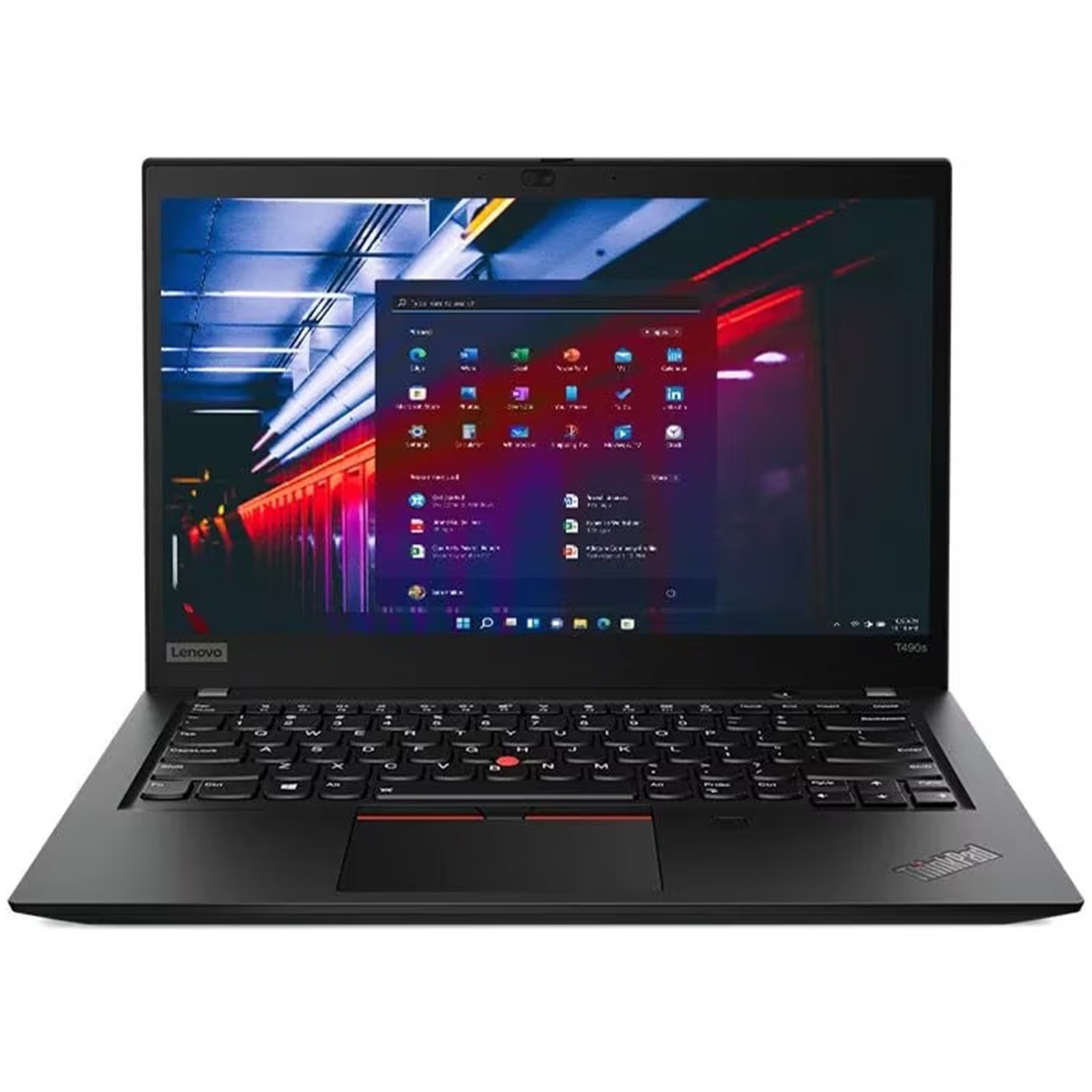 Lenovo ThinkPad T490s – 14” Full HD Laptop, Intel Core i5-8365U, 8GB RAM, 256GB SSD, Windows 11 – Refurbished Excellent Condition Laptop Lenovo