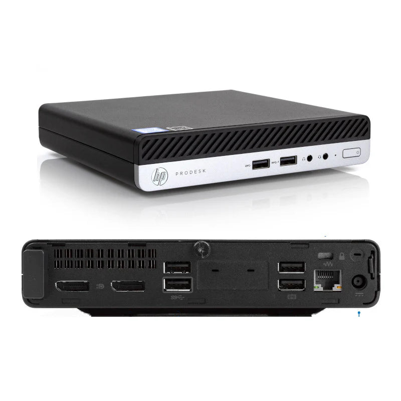 HP ProDesk 400 G5 MFF, i3-9100T, 8GB, 256GB SSD, Windows 11 - Refurbished Excellent Condition Desktop HP