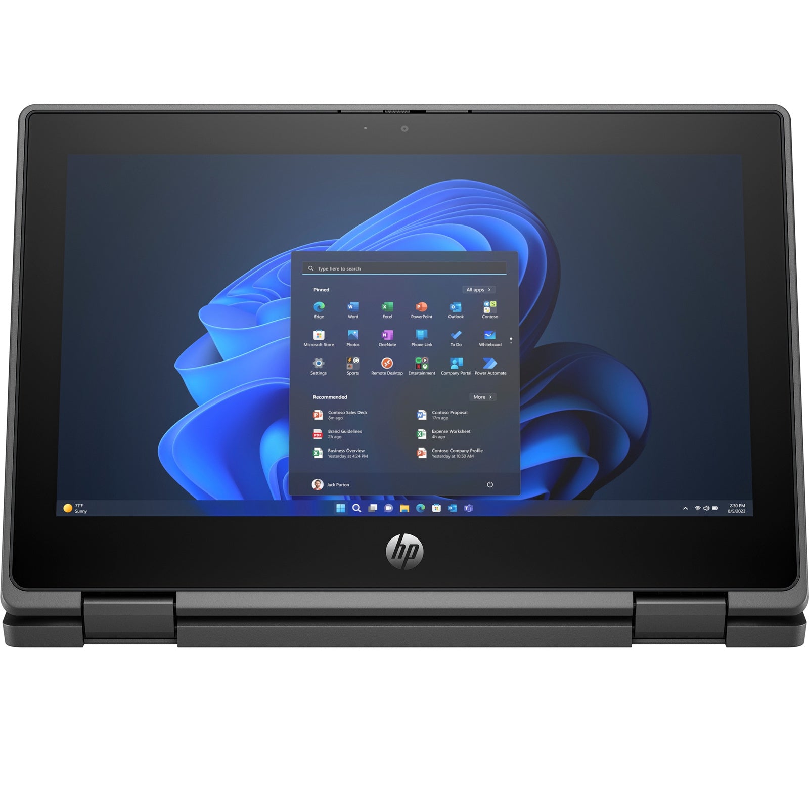 HP X360 11-ab100TU – 11.6” Student, Everyday and Portable Laptop – Intel Celeron N4000, 8GB RAM, 128GB SSD, Windows 11 – Refurbished Excellent Condition Laptop HP
