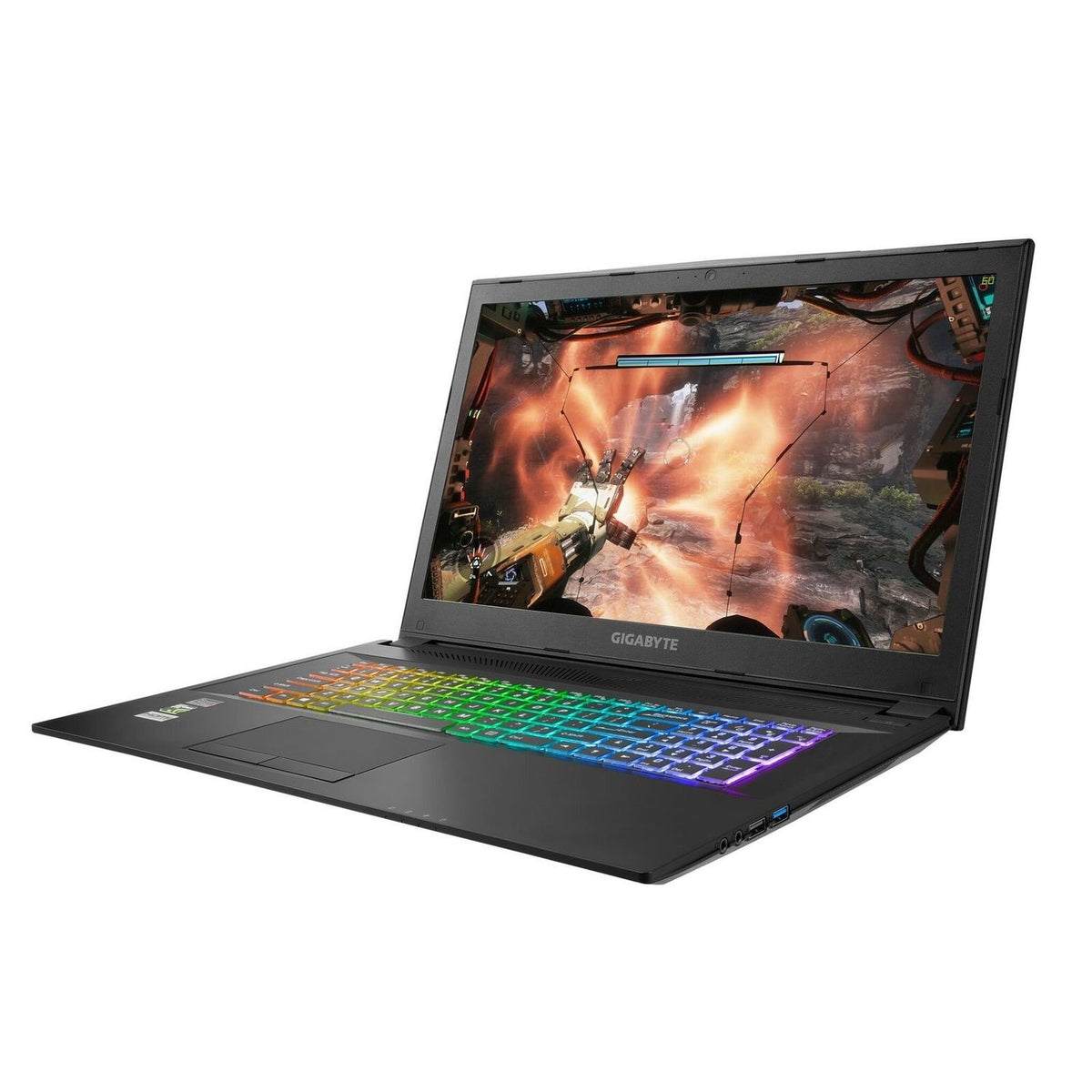 Gigabyte Sabre 17 – Gaming and High‑Performance 17.3 Inch Laptop, Intel Core i7‑7700HQ, 16GB RAM, 256GB SSD, NVIDIA GeForce GTX 1050 4GB, Windows 11 – Refurbished Excellent Condition