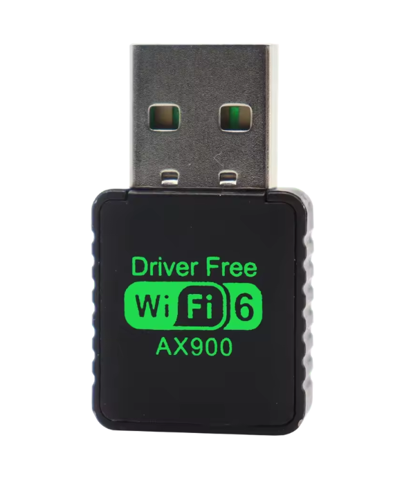 WiFi 6 AX900 USB Adapter – Dual Band 2.4G & 5GHz Wireless Antenna for PC/Laptop, Windows 10/11 – Brand New Peripheral Regen Computers